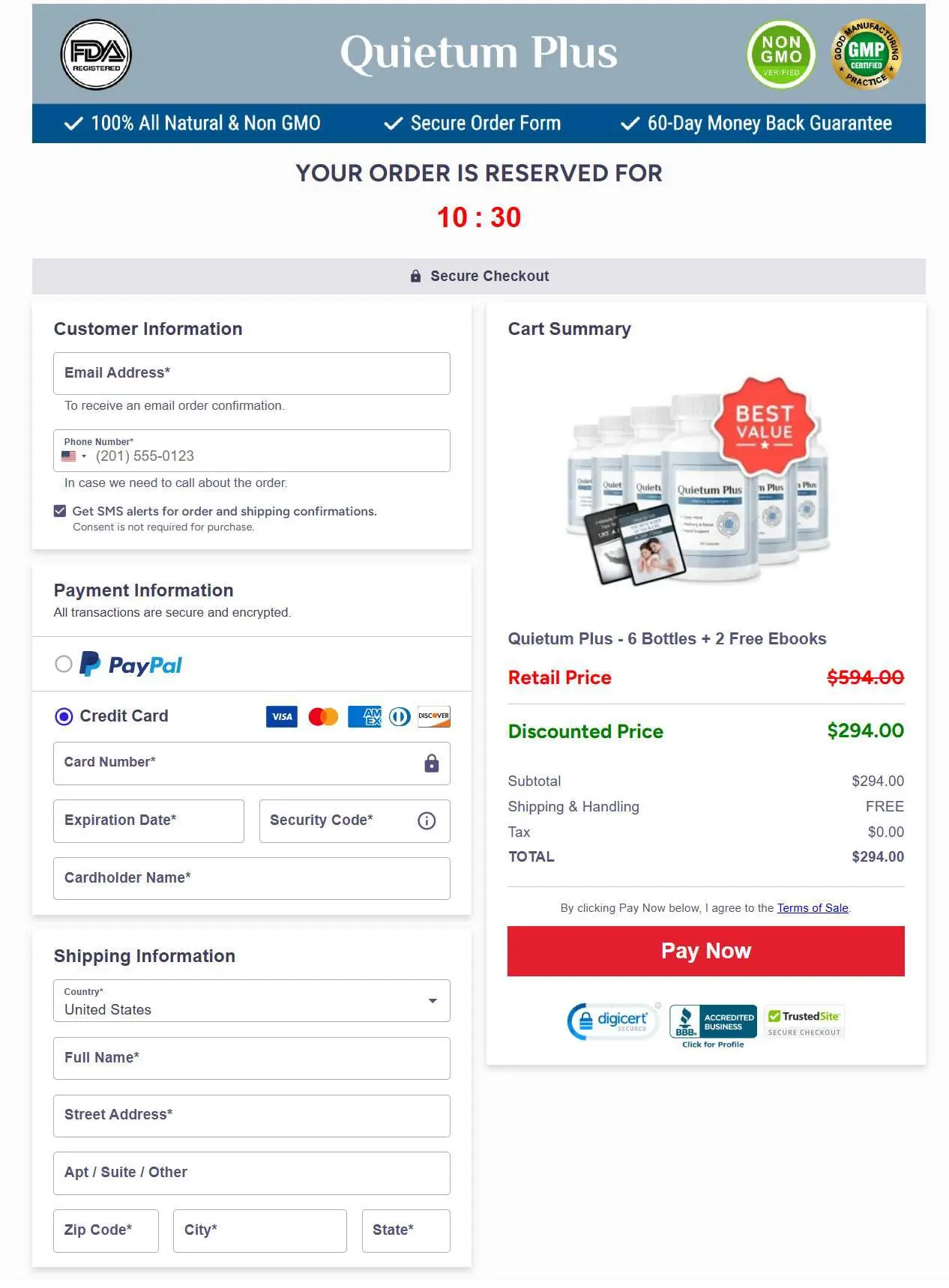 Quietum Plus Offer